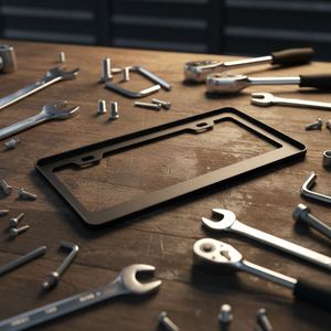 Marcos de Matrícula de Fibra de Carbono K, Paquete de 2, Ligeros, 5 mm, Brillantes/Mate, para Uso Automotriz y Multifuncional, Placas Estándar de EE. UU. - Product Image 3