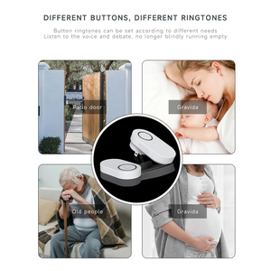EU AU UK US <strong>Plug</strong> Waterproof Wireless Doorbell Intelligent Smart Ring for Home Apartment Use Battery Operated Building <strong>Door</strong> <strong>Bell</strong> - Product Image 5