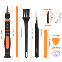 Kit de tournevis de précision de 38 pièces avec sécurité T5 T6 T8 T9 jeu de mini tournevis de démontage avec boîte portable