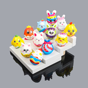 Juguete Blandito de Personaje de Dibujos Animados para Halloween y Pascua, de PU, para Niños, de Levantamiento Lento, para Aliviar el Estrés, Juguete para Apretar - Product Image 5