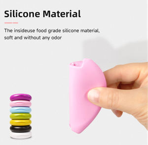 Estuche para Dentaduras Postizas con Logotipo Personalizado, Contenedor para Retenedores Dentales con Espejo, Almohadilla de Silicona, Revestimiento de TPR, Caja de Almacenamiento de Plástico - Product Image 2