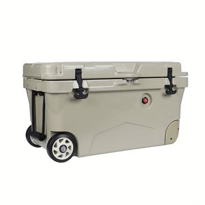 <b>Plastic</b> 65L Rotomolded Cooler Box Ice Bucket Box Hard Cooler Box With <b>Wheels</b> Camping Cooler - Product Image 4