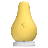 Peer-vibrator Fruitvormige clitorismassager Handheld waterdicht Magnetisch opladen Stil Draagbaar siliconen Volwassen seksspeeltjes Dames