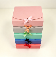 Boîte d'emballage en papier robuste en forme d'avion colorée avec nœud papillon pour sous-vêtements, vêtements et accessoires – Idéale pour la vente au détail