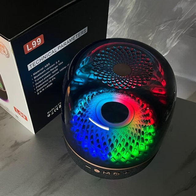Hot-selling Glass Speaker, Super Heavy Bass Subwoofer, High Power, for Home and Outdoor Use, Wholesale, in Stock.