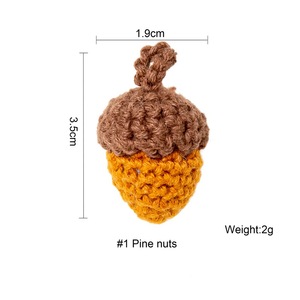 Mordedor de madera DIY para bebé, pulsera de dentición con cuentas de ganchillo de animales, cadena para chupete, accesorios de juguete colgante para gimnasio de actividades, peluche PP - Product Image 4