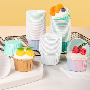 Nouvelles barquettes en papier biodégradables et écologiques à paroi simple, de qualité alimentaire, <span class=keywords><strong>pour</strong></span> tartelettes au <span class=keywords><strong>chocolat</strong></span>, résistantes à l'huile, <span class=keywords><strong>pour</strong></span> la cuisson - Product Image 6