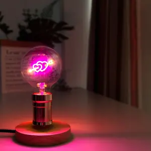 Fabrik Lieferant Herz Pfeil LED Filament Dekor Lichter Liebesbriefe G95 Dekoration Beleuchtung Tisch lampe für Home Indoor Hochzeit