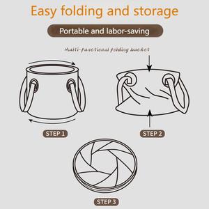 Cubo plegable de PVC con logotipo personalizado, contenedor portátil, plegable, impermeable, para <span class=keywords><strong>agua</strong></span>/peces, silla de campamento para actividades al aire libre - Product Image 2