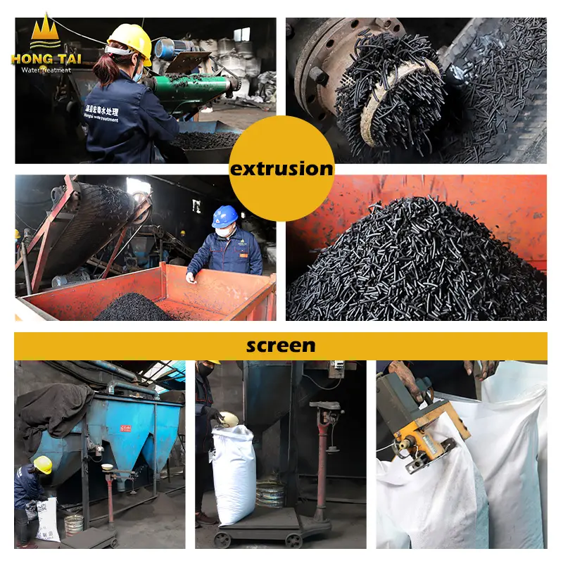 CTC 50 60 70 80 90 karbon aktif pelletisasi berbasis batu bara