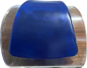 防滑放松浴缸防水头枕按摩家用水疗浴缸蓝色硅胶枕头带吸盘