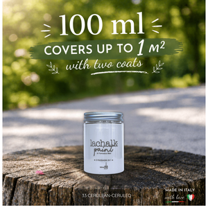 33 CERULEAN 100 ml LaChalk the evolution of <b>chalk</b> paint Where <b>chalk</b> meets resin: Hybrid <b>Chalk</b> Resin Paint made in Italy - Product Image 2
