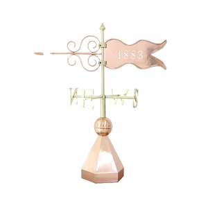 Vane à vent en cuivre sur mesure pour le sommet du toit, best-seller - Product Image 1
