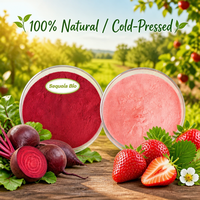 Private Label Gemengd Fruit & Groente Vriesgedroogd Poeder Supplement Botanische Ingrediënten Plastic Verpakking Gezondheidsvoeding