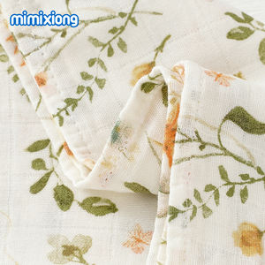 Mimixiong nouveau <span class=keywords><strong>produit</strong></span> 70% fibre de bambou 30% coton mousseline nouveau-né bébé swaddle couverture infantile swaddle wrap bébé couverture de sécurité - Product Image 2
