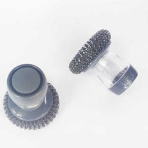 Dụng Cụ Rót Xà Phòng Lỏng 2 Trong 1 Bàn Chải Cọ Rửa Chén Bát Bằng Thép Không Gỉ Bàn Chải Làm Sạch Ép Xà Phòng Nhà Bếp - Product Image 2