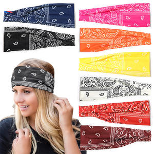 Bandeaux de sport européens américains pour hommes et femmes à haute élasticité Nouveaux bandeaux bandana respirants pour la course à pied - Product Image 1