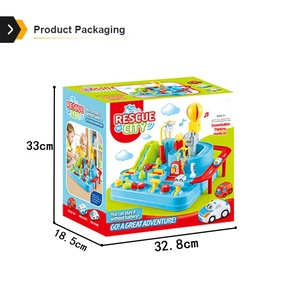 Jouet <span class=keywords><strong>de</strong></span> <span class=keywords><strong>chemin</strong></span> <span class=keywords><strong>de</strong></span> <span class=keywords><strong>fer</strong></span> éducatif pratique, voiture <span class=keywords><strong>de</strong></span> sauvetage, fente <span class=keywords><strong>de</strong></span> ville, jouet <span class=keywords><strong>de</strong></span> piste, aventure, vente en gros - Product Image 2