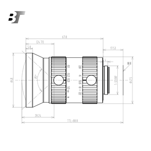 Trung Quốc CMOS <span class=keywords><strong>CCD</strong></span> C-Mount Máy tầm nhìn ống kính máy ảnh Sản xuất công nghiệp C-Mount 12 mét 4/3 "20MP ống kính - Product Image 2