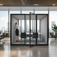 Cabine de studio d'enregistrement insonorisée, pod acoustique, cabine de réunion insonorisée, isolation acoustique modulaire, cabine téléphonique de bureau