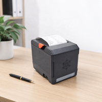 Printer Thermal POS Kecepatan Tinggi 80mm dengan Port USB+LAN untuk Cetak Struk, Pesanan Dapur, dan Sistem POS Supermarket/Hotel
