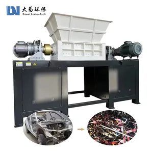 Waste Wood Pallet Plywood Timber Sofa Carpet Mattresses waste Large Furniture appliances shredder machine