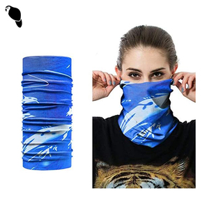 قناع وجه متعدد الوظائف من LEO بشعار مخصص، وشاح باندانا ناعم للغاية، غطاء رقبة للرجال للتزلج بدون خياطة من البوليستر - Product Image 1