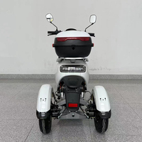 Scooter de mobilité pour cyclomoteur électrique 2000W 1000W 72V 35Ah Cruiser Adultes Raincover Roof Pizza Food Delivery Mobility Close Type