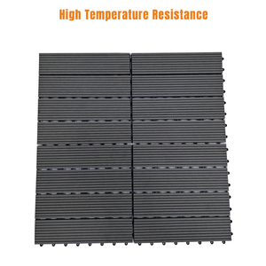 Bền không thấm nước WPC sàn gạch đương đại Walnut gỗ composite WPC sàn cho ngoài trời Patio vườn mịn giải pháp - Product Image 6