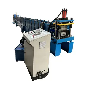 Gouttière de toit demi-ronde sans couture faisant la machine pour le métal de gouttière de maison avec des composants de moteur et de pompe de noyau - Product Image 1