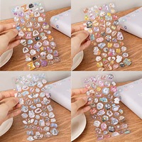Autocollants décoratifs en PVC 3D en relief, imperméables, écologiques, avec pelliculage mat couleur, effet bulle gonflée, pour coque de téléphone
