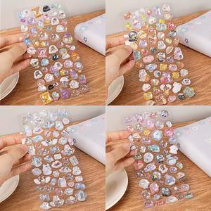 Autocollants décoratifs en PVC en relief 3D personnalisés, autocollants en relief à bulles, autocollants en forme de bonbon pour coque de téléphone, carnet, albums de scrapbooking - Product Image 2