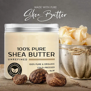 Bliw Nhãn Hiệu Riêng 250Ml Bán Buôn Thuần Chay Tự Nhiên 100% Tinh Khiết Shea Butter Kem Dưỡng Ẩm Làm Trắng Cơ Thể Ban Đầu Bơ - Product Image 3