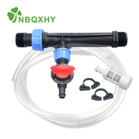 Collecteur injecteur Venturi à filetage interne avec vanne BSP pour irrigation goutte à goutte