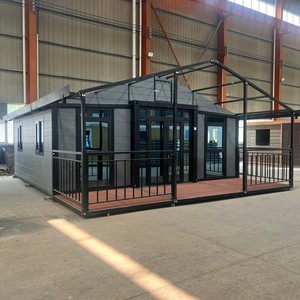 Option de terrasse à toit incliné personnalisée, <span class=keywords><strong>maison</strong></span> préfabriquée extensible à valeur de prix élevée pour site isolé et pittoresque, logement autonome - Product Image 5