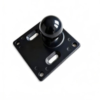 Support d'écran VESA en aluminium 1,5 pouce 1 pouce avec rotule 10g pour base d'ordinateur IPC de moniteur de tracteur de machines agricoles
