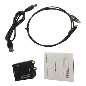 Convertisseur audio numérique-analogique avec câble coaxial optique pour connexion haut-parleur TV - Product Image 5