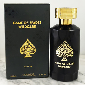 Perfume en Spray para Hombre Game of Spades Wildcard, Aroma Duradero a Vainilla, Manzana, Tonka, Madera de Oud y Bergamota, MOQ Bajo de 1-2 Piezas - Product Image 1