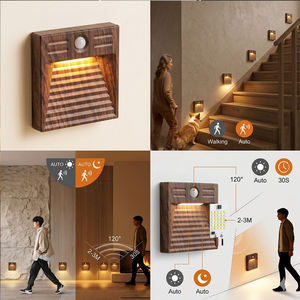 Lampe murale rechargeable à détecteur de mouvement PIR, veilleuse LED magnétique, éclairage de marche et de plaque de porte pour escalier, couloir, chambre - Product Image 4