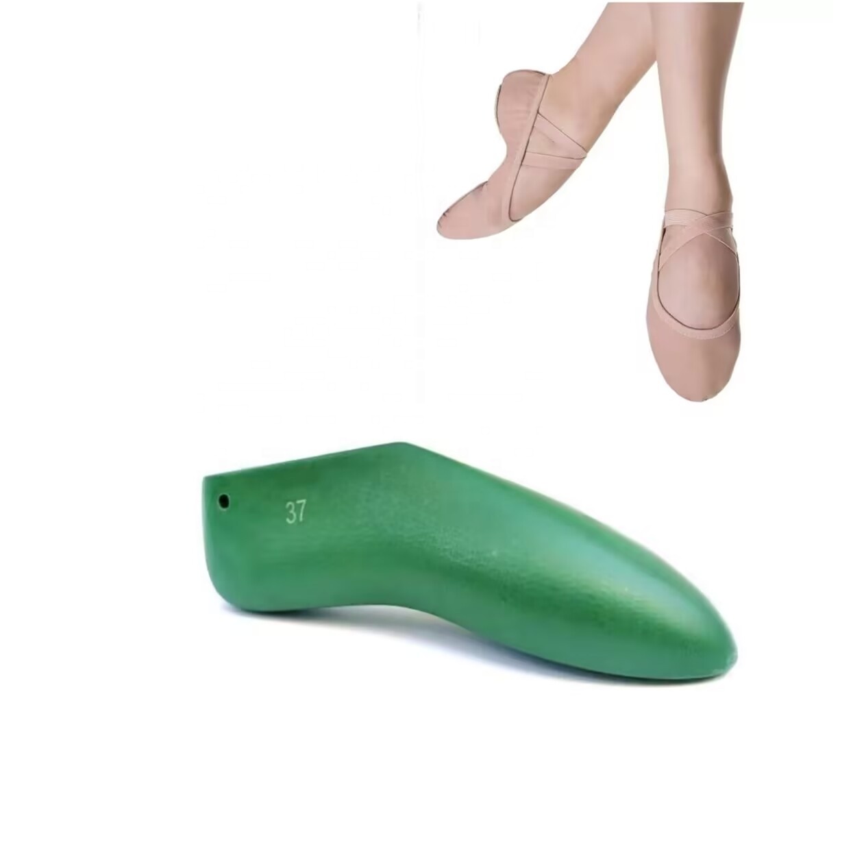 Ballet Shoes Round Toe Dancing Shoe Plastic Shoe Lasts