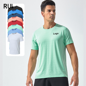RUIQUWIN Camiseta Deportiva de Malla para Hombre, 180g, Secado Rápido, Transpirable, Alta Elasticidad, Ajuste Holgado, para Gimnasio y Entrenamiento, al por Mayor - Product Image 1