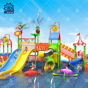 Nuevo juego de atracciones Pool Park Equipo de plástico para niños Tour de piscina Parque acuático para niños - Product Image 6