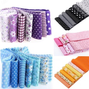 New Arrival Multi Color Pure Cotton Floral Scrap Fabric Bundle DIY <b>Patchwork</b> Decor Printed Plain Cloth For Handcraft - Product Image 2