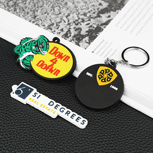 Factory Direct Custom Carabiner Keychain Durable 3D Cartoon Style Soft Non-Toxic Eco-Friendly Souvenirs for Events - Product Image 3