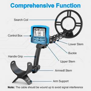 جهاز كشف المعادن للبالغين، احترافي، مقاوم للماء، عالي الدقة للكشف عن الذهب والفضة، للاستخدام تحت الماء وعلى الشاطئ - Product Image 3