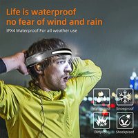 Linterna Frontal Portátil HL65 para Camping, Haz de Luz COB de 230 Grados, Recargable, 350 Lúmenes LED, Impermeable IP55, Carga USB, Regulable