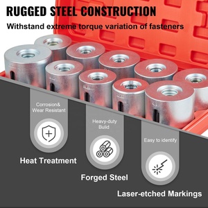 27 PCS Universal Press and Pull Sleeve Kit Bush <strong>Bearing</strong> <strong>Removal</strong> Insertion <strong>Tool</strong> Set Bushing Remove and Install <strong>Tools</strong> - Product Image 4