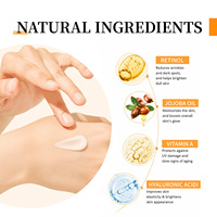 Crème Visage 0,5% Encapsulée à l'Acide Hyaluronique, Huile de Jojoba, Squalane et Glycérine – Réducteur de Rides Doux pour Hommes/Femmes 30ml