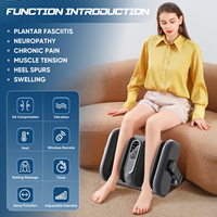 Oem Odm Circulation sanguine Meilleure vente Vibrant Shiatsu Drainage lymphatique Massage électrique Leg Foot Massager Machine avec chaleur