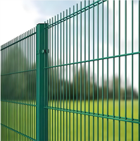 Panneau de clôture en fer à double fil 868/656, galvanisé, design moderne, sécurité domestique, clôture de jardin extérieure. Durable, antirouille, tailles personnalisées